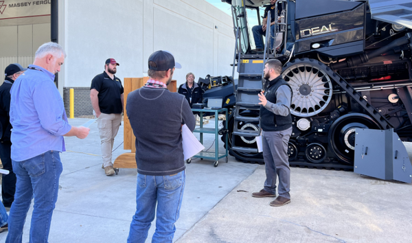 Instructor with class